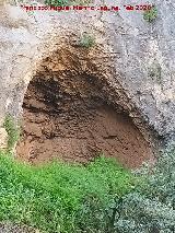 Pinturas rupestres de la Pe�a del Gorri�n IV. Cueva