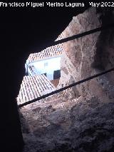 Castillo de Baos de la Encina. Acceso a un matacn