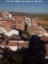 Castillo de Baos de la Encina. Vistas de la poblacin