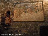 Catedral de Valencia. Capilla del Santo Cliz. Balcn y cuadro