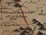 Historia de Beas de Segura. Mapa 1799