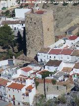 Castillo de la Villa. Torren Sur Grande. Posicin respecto a la Torre del Homenaje