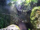 Cueva de Cuadros. Molino del Batn sobre la cueva