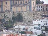 Castillo de la Villa. Torren Oeste Rectangular. Torren Rectangular y Muralla Oeste