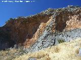 Paredn del Cerro de los Morteros. 