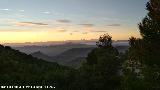 Alba. Vistas desde la ladera sur del Mgina - Huelma