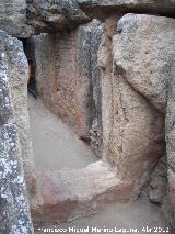 Dolmen de Viera. Entrada al pasillo