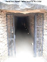 Dolmen del Romeral. Entrada