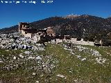 Castillo de Mata Bejid. Con el Almadn al fondo