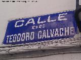 Calle Teodoro Calvache