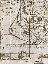 Historia de Castillo de Locubn. Mapa de 1641