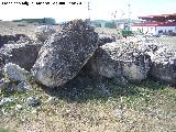 Oppidum Cerro San Cristbal. Grandes bloques de piedra