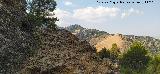 Castillo de las Cinco Esquinas. Desde el Camino Alto de la Quebrada