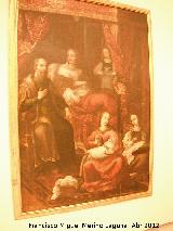 Iglesia San Pedro. Serie de la vida de la Virgen de Juan Correa siglo XVII - XVIII. Museo Municipal