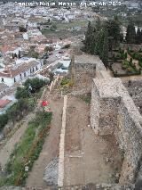 Alcazaba. Murallas de Poniente. 