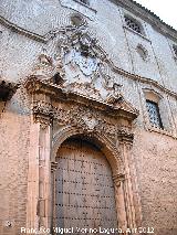 Convento Madre de Dios de Monteagudo. Portada