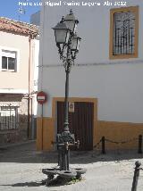 Fuente de la Plaza de las Siete Esquinas. 