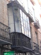 Casa de la Calle Hurtado n 23. Balcn cerrado