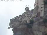 Triunfo de San Rafael de la Puerta del Puente. Estatua izquierda