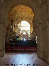 Mezquita Catedral. Crucero. Al fondo el crucero