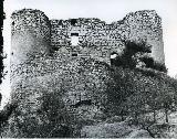 Castillo de los Duques de Alburquerque. Foto antigua