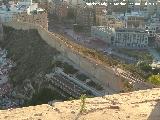 Murallas de Alicante. Desde el Castillo de Santa Brbara