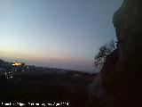 Vistas de Jan desde la salida de la Cueva del Zumbel Bajo