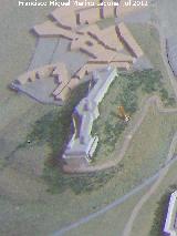 Castillo de los Moros. Maqueta