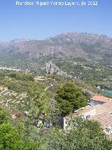 Castillo de Benimantell. Desde Guadalest