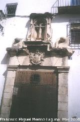 Portada del Hospital de la Vera Cruz. 