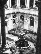 Palacio de la Diputacin. Patio antes de la restauracin