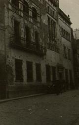 Real Sociedad Econmica de Amigos del Pas. Foto antigua. Fachada de la Plaza Den Mazas