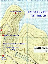 Maj de Piedras Bermejas. Mapa