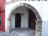 Casa de la Calle Hortelanos n 2. Arco apuntado