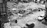 Plaza del Psito. Foto antigua. En obras.