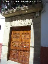 Casa de la Calle Parras n 17. Portada