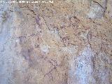 Pinturas rupestres de la Tinada del Ciervo I Abrigo I. Cabras