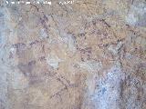 Pinturas rupestres de la Tinada del Ciervo I Abrigo I. Cabras