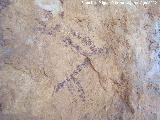 Pinturas rupestres de la Tinada del Ciervo I Abrigo I. Cabra