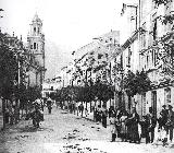 Calle Bernab Soriano. Foto antigua. Alrededor de 1900