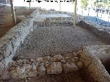 Villa romana de El Ruedo. Estancia del Dominus y al fondo el dormitorio principal