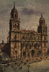 Catedral de Jan. Dibujo de Antonio Herbert 1880