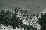 Catedral de Jan. Foto antigua. Desde la Cuesta del Molinillo. Archivo IEG