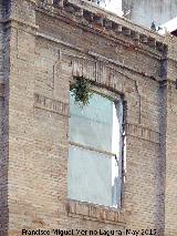 Grupo Escolar de los Caos. Ventana de la galera superior