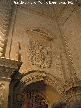 Catedral de Jan. Fachada Interior. Paso de la Puerta de los Fieles a la Puerta del Clero