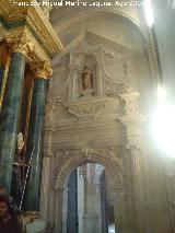 Catedral de Jan. Capilla de Santiago. Puerta de acceso a la antesala de la Sala Capitular