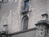 Catedral de Jan. Capilla de Santiago. Ventana cegada en el cerramiento de cabecera
