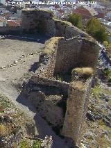 Castillo de La Guardia. Muralla. Muralla Oeste