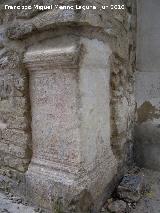 Iglesia de la Magdalena. Restos romanos integrados en la iglesia