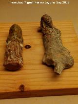 Baos rabes. Virgen y un Cristo encontrados en la excavacin arqueolgica
